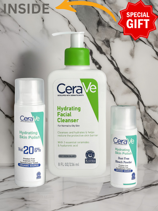 CeraVe 2-Step Skincare Kit – For Soft, Clean & Glowing Skin