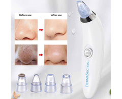 Derma Suction Blackheads Remover 3 In 1 Black Head Remover Machine-acne Pimple Pore Cleaner Vacuum Suction Tool