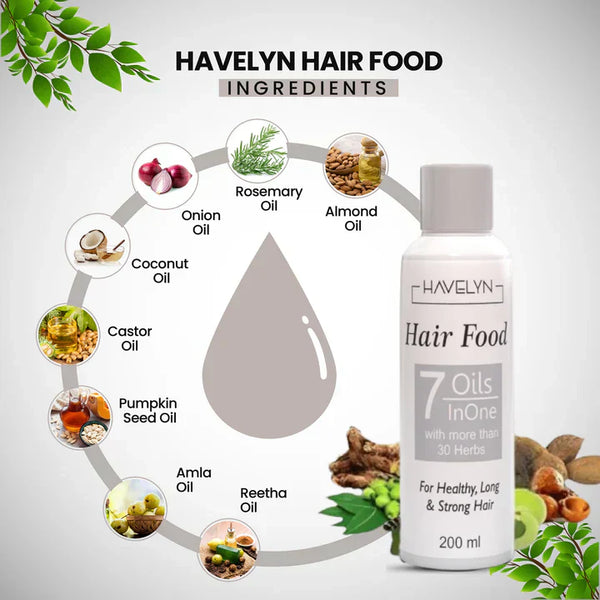 Havelyn Hair Food Oil ~  7 In 1